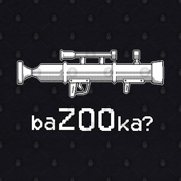 baZOOka ? 1 bit pixel art by pixel eats sugar